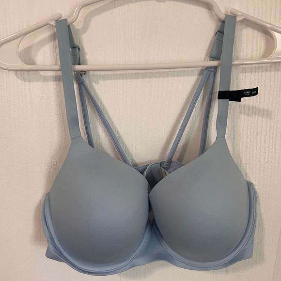 Aerie Demi Lightly Lined Bra Underwire‎ Adjustable Straps Blue Size 38D NWT - Picture 3 of 7